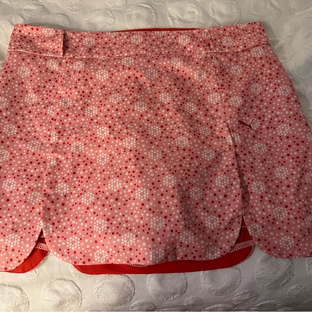 Puma Pink Polka Dot Skirt